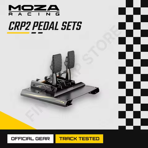MOZA Racing CRP2 Pedal Tool Free Adjustment 200KG Load Cell Premium Sim Racing Gear 125 Types Of Bra