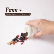[FREE GIFT] SWANZ Kokoro Tumbler Porcelain Strainer - Tea Strainer