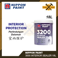 18L Nippon Paint 3200 Interior Wall Sealer Cat Sealer Paint Nippon Sealer Nippon Paint Undercoat 底漆