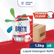 [Bundle of 6 Refill] Breeze Liquid Detergent Refill 1.5kg Carton Deal