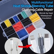 Heat Shrink Insulation Shrinkable Tubing Wire Cable Tube Wrap Sleeve 2:1 Tube Polyolefin Kit automot