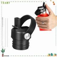 TEAMY Straw Lid, Straw Brush Leak Proof Hydroflask Lid, Quality with Straw with Handle Straw Cap for