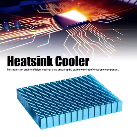 Aluminium Heat Sink Heat Sink Aluminium Cooler Cooling Heatsink Radiator 150x120x20mm for CPU Amplif