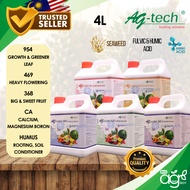 4L Ag-Tech Ag Leader 954 469 368 Ca Humus Baja Foliar Baja Pokok Durian | Seaweed Amino NPK Foliar F