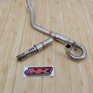 คอท่อพร้อมใส้ เวฟ125i ปี2023 / เวฟ110i (ปี2021) ขนาด20-25 มิล NKracing