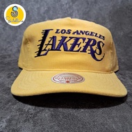 Mitchell and Ness Los Angeles Lakers Vintage Origin - Yellow Corduroy