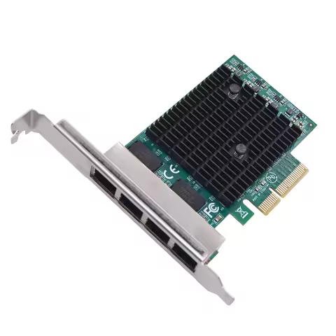 1/2/4 Port 2.5GB PCIe Network Card 2.5 Gigabit Ethernet Interface Adapter RJ45 NIC RTL8125BG Chip Co