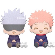 現貨有限 售完即止⚠️ 全新現貨 Bandai Banpresto 眼鏡廠 咒術迴戰 呪術迴戰 虎杖悠仁 虎杖悠二 五條悟 五条悟  Big 微笑笑臉 坐姿 坐娃 抱姿抱手攬攬 Q版景品玩具毛絨擺件公