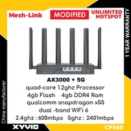 MESH-LINK CP560 / CP560e / CP580e / CP900e AX3000 Qualcomm X55 4GB+4GB 5G Modem Router