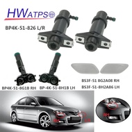 HWATPS Headlamp Headlight Washer Spray Nozzle Cover Cap For Mazda 3 Axela 2003-2008 BP4K-51-826 BP4K
