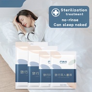 disposable travel bedding set (4-piece)