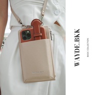 WAYDE.BKK Basic Crossbody phone bag -  กระเป๋าสะพายผญ สีเบจ Beige