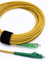 Elfcam® - 3m/9.84ft Fiber Optic Cable SC/APC to LC/APC Singlemode Simplex, 9/125μm LSZH Optical Patc