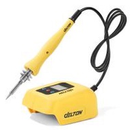 Delton หัวแร้งบัดกรีไร้สาย 80w ปรับอุณหภูมิได้ 200-460องศา รุ่น Sk-605t ใช้งานร่วมกับแบตเตอรี่ Ultra