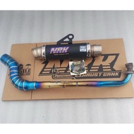 1 set of original exhaust NRK pipe TUBE type open spec for motorcycle Wave100/125 xrm110/125 rs110/1