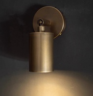 Vintage All-copper GU10 LED Wall Lamp Rotatable Bedroom Bedside Light Retro Indoor Adjustable Angle