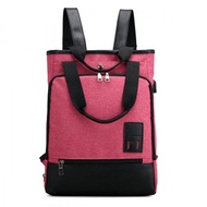 Canvas Travel Laptop Fashionable Backpack Minimalist Bag 13.3 Inch