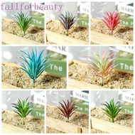 FALLFORBEAUTY Artificial Succulents Plants, Mini Realistic Flocked Artificial Plants, Fake Plants DIY PVC Fake Plants Home Decoration