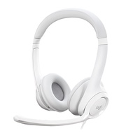 logitech 羅技 有線耳機麥克風 H390 珍珠白