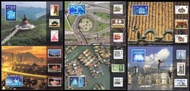 香港 - 1997年香港郵票全息圖珍藏明信片✿一套六款入