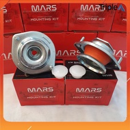 🚨MARS🚨ABSORBER MOUNTING SILVER/RED SILICONE (ADJUSTABLE ABSORBER) FOR PERODUA KANCIL/KELISA/KENARI/VIVA/MYVI(FREE CAP)