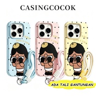 Y2K Polkadot Cartoon Case Oppo Reno 15F 5G A6X A6 A5I Pro A5 2025 A6T Pro 14F A3X Case