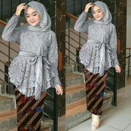 MADE IN INDONESIA BAJU KEBAYA RAYA 2019 RARE CUTE FROM SEBERANG BATIK LACE