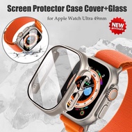 Pc Screen Protector Bumper Case Glass Case Frame compatible For Apple Watch Ultra 49Mm Iwatch Series 8 49Mm