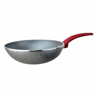 Stone-patterned non-stick deep pan from kangaroo kg655m 28cm