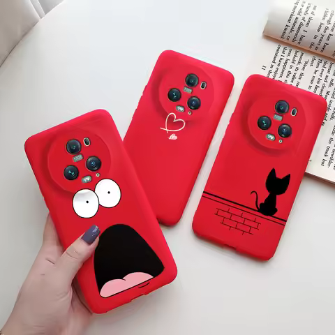 For Honor Magic 5 Pro Case Cute Cartoon Shockproof Silicone TPU Back Cover for Honor Magic 5 Pro Coq