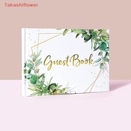 (Takashiflower) Wedding Guest Book Guest Sign In Book Guestbook For Reception, Engagement, Anniversa