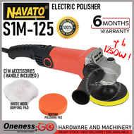 NAVATO 5"/125MM 1250WATT 11000R/MIN ELECTRIC POLISHER S1M-125 - 6 MONTHS WARRANTY -