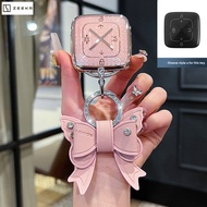 Zeekr 7X Zeekr X car key remote case Zeekr  Crystal style car key cover key holder keychain cute