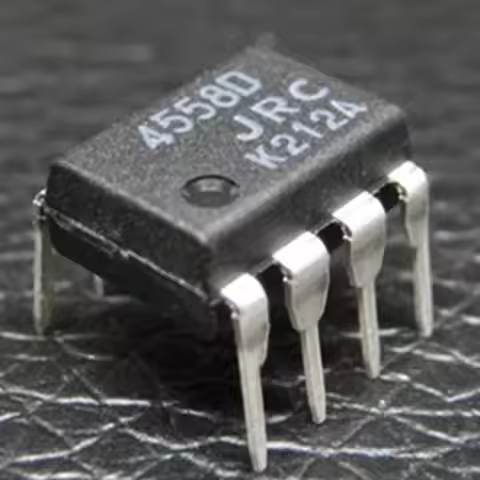 10Pcs New Original Jrc4558D 4558D Dual Operational Amplifier Dip-8
