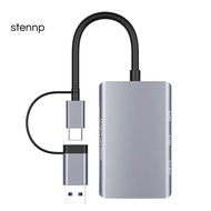CF/SD/TF Card Reader 6-In-1 USB-C Hub Adapter USB 3.0 for for Computer/Android