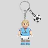 GANTUNGAN Erling Haaland LEGO Keychain | LEGO Erling Haaland Keychain | Soccer Series