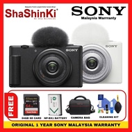 Sony ZV-1F Vlogging Camera (Free 64GB Memory Card + Extra Battery + Camera Bag + Cleaning Kit) (Sony Malaysia)