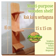Multipurpose Wooden Shelf 85x15 cm Minimalist Wooden Shelf Multipurpose Wooden Shelf