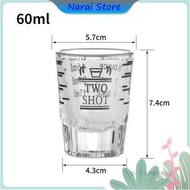 SHXING Expresso Glass Coffee Mug Cup 60ml - MD19