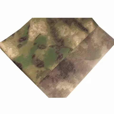 1.5M Width Ruins FG Camouflage Cloth A-TACS Polyester Cotton TC Plaid Fabric Tactical Garment DIY Ac