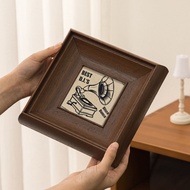 [Ready Stock Photo Frame Picture Frame] Photo Frame Table Customized Solid Wood Picture Frame Wall-M