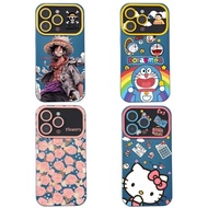 Casing VIVO Y27 5G Y36 4G Y36 5G Y78 5G NEW Big Window Cute Cartoon Soft Silicone Case