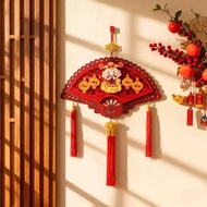 Hanging wooden hanger CNY 2026 Hanging fan CNY 2026 Hanging god of wealth CNY