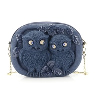 Adamo 3D Bag卡拉和迪夫情侶貓頭鷹包包女款韓版百搭斜挎包單肩包