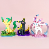 Figure Anime Eevee Family Fairy Eevee Moon Eevee Leaf Eevee Pokemon Collectible