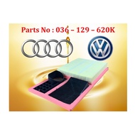 Audi Volkswagen - Polo Golf Jetta Vento - 1.4L 1.6L Air Filter 036-129-620