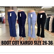 ©️BOTCUT CARGO 6️⃣ POCKET®️SELUAR PEREMPUAN BOCUT 6️⃣POCKET KARGO KAIN TEBAL DN BERGETAH ®️READY STO
