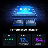 Android Tablet, 10.1 inch Android 15 Tablet with Octa-core Processor RAM 12GB ROM 64GB(Up to 2 TB), 