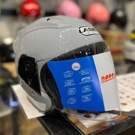 🔥ORIGINAL🔥 HELMET LASER NARDO GRAY 46 PROJECT / MOTORCYCLE HELMET SIRIM / HELMET MURAH /LASER HELMET