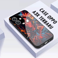 NEWEST OPPO A3X Motif Glass Softcase - Cellphone Case - Cellphone Casing - NEWEST OPPO Case - OPPO A